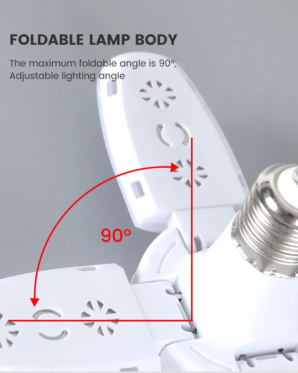Foco LED Tipo Ventilador