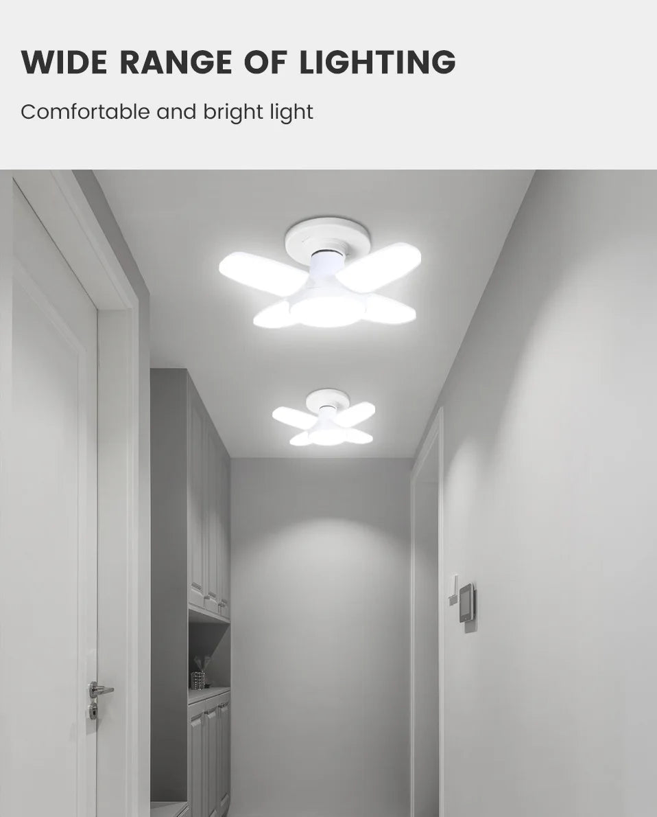 Foco LED Tipo Ventilador