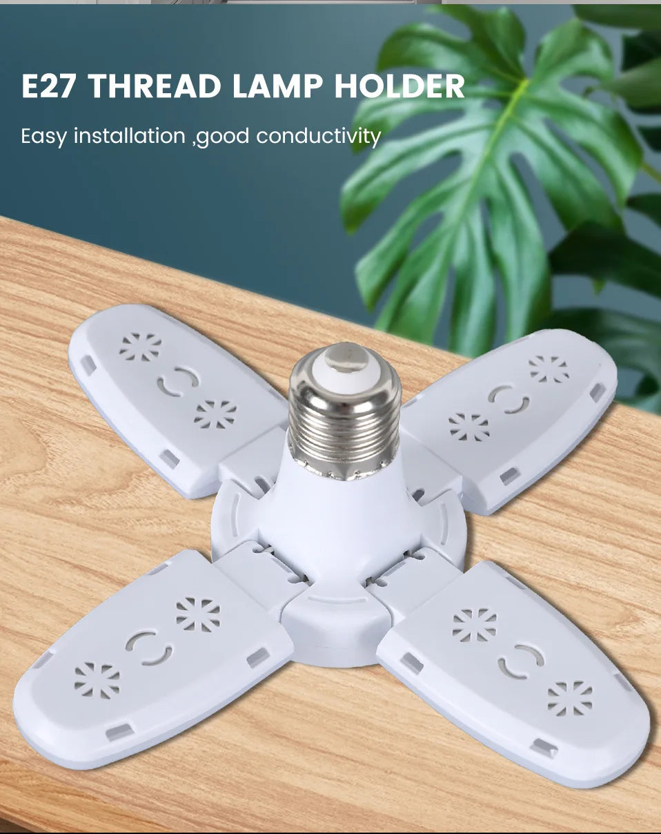 Foco LED Tipo Ventilador