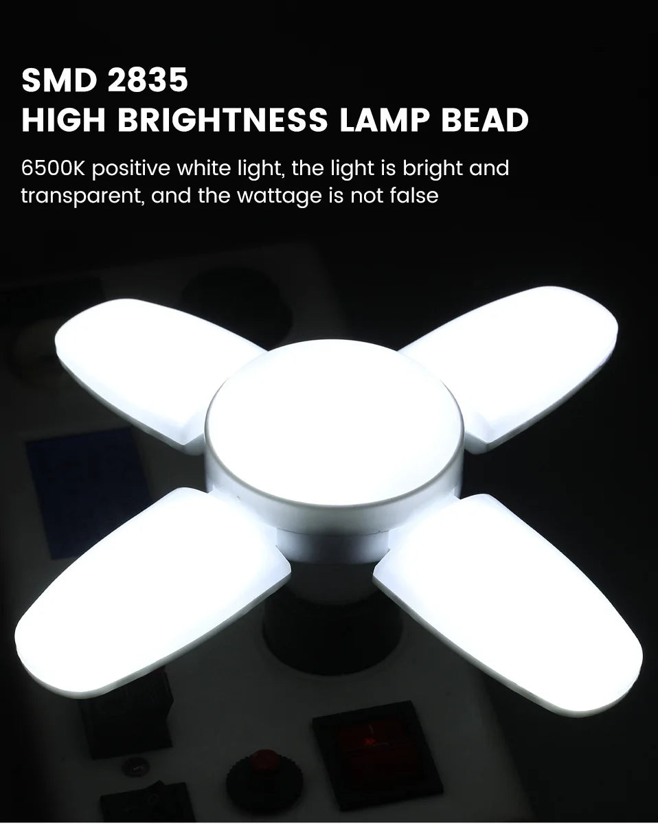 Foco LED Tipo Ventilador